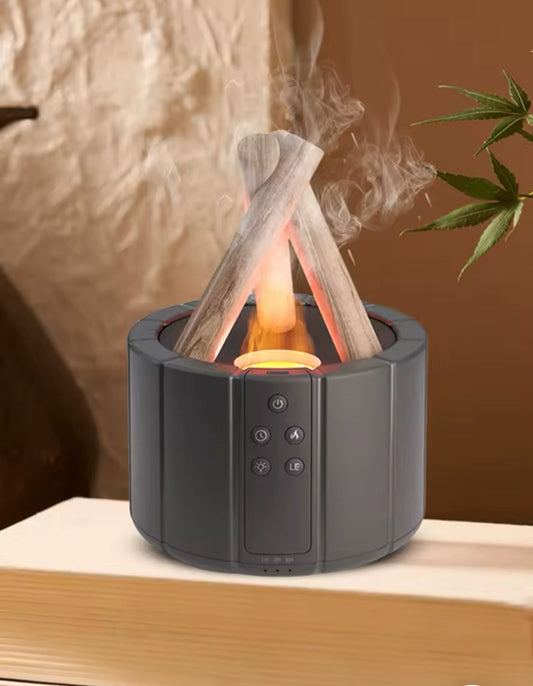 Bonfire Aromatherapy Essential Diffuser, Ultrasonic Cool Mist Aroma Diffuser, Home Room Fragrance Air Purifier