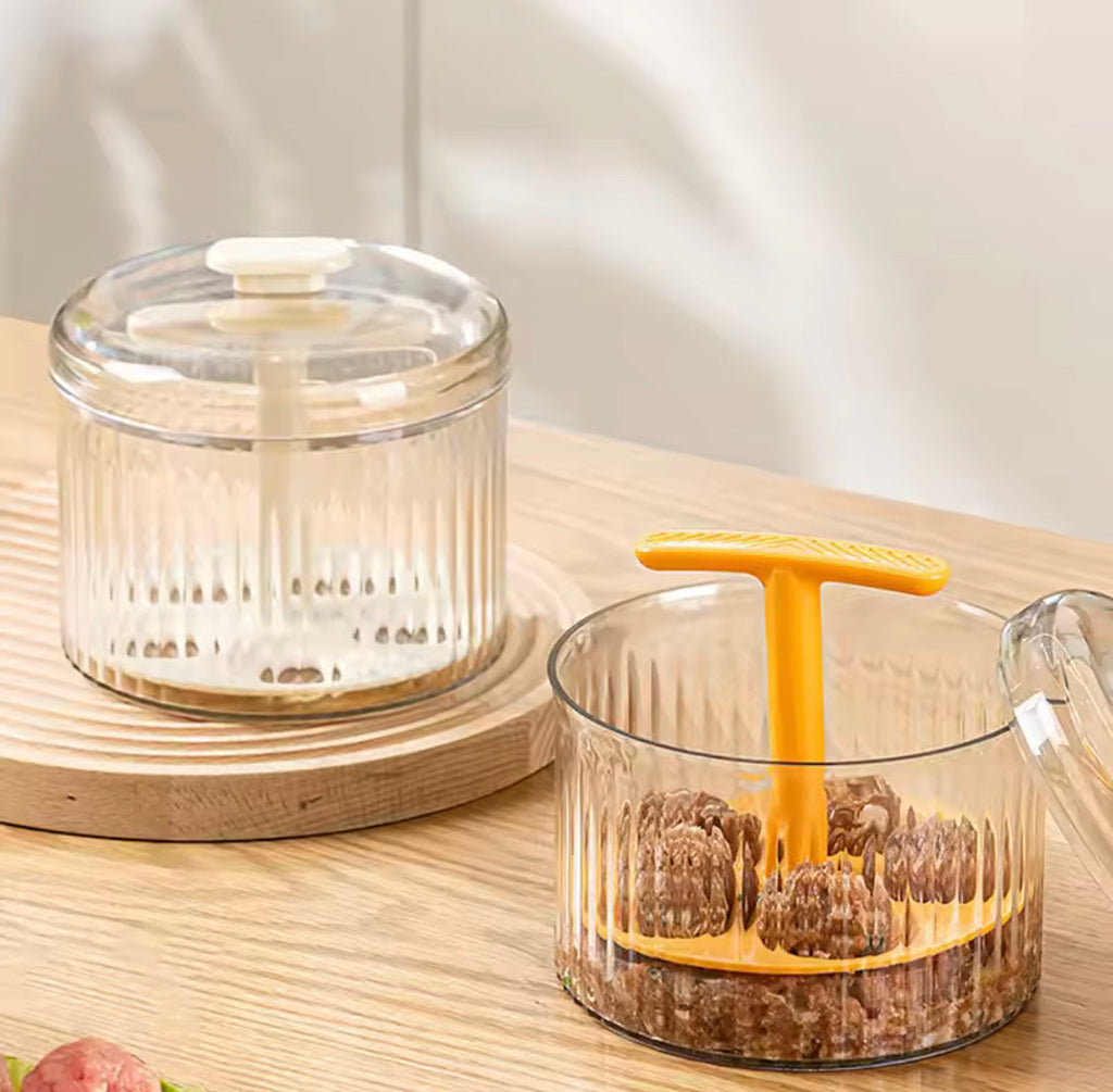 Translucent Meatball Maker, Kitchen Extruded Meatball Making Tool, Meat Ball Maker Mold, Plastic Meatball Shaper