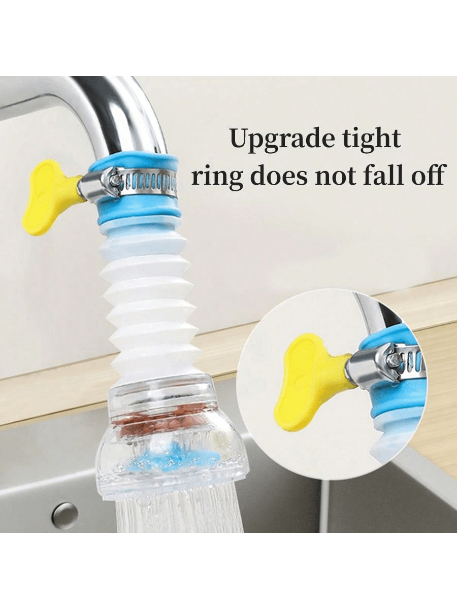 1Pc Faucet Anti-Splash God Anti-Splash Head Tap Water Shower Extension Filter Mouth Net Home Kitchen Universal Water-Saving