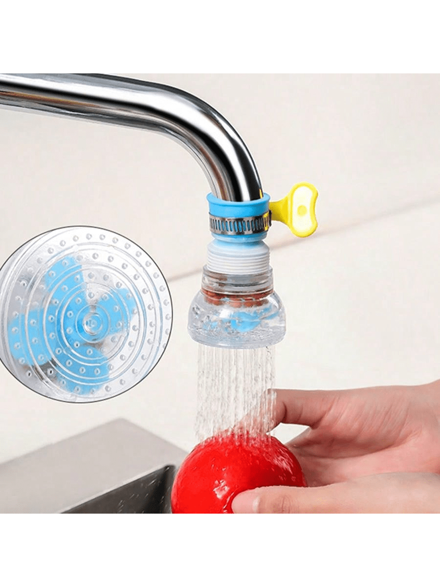 1Pc Faucet Anti-Splash God Anti-Splash Head Tap Water Shower Extension Filter Mouth Net Home Kitchen Universal Water-Saving