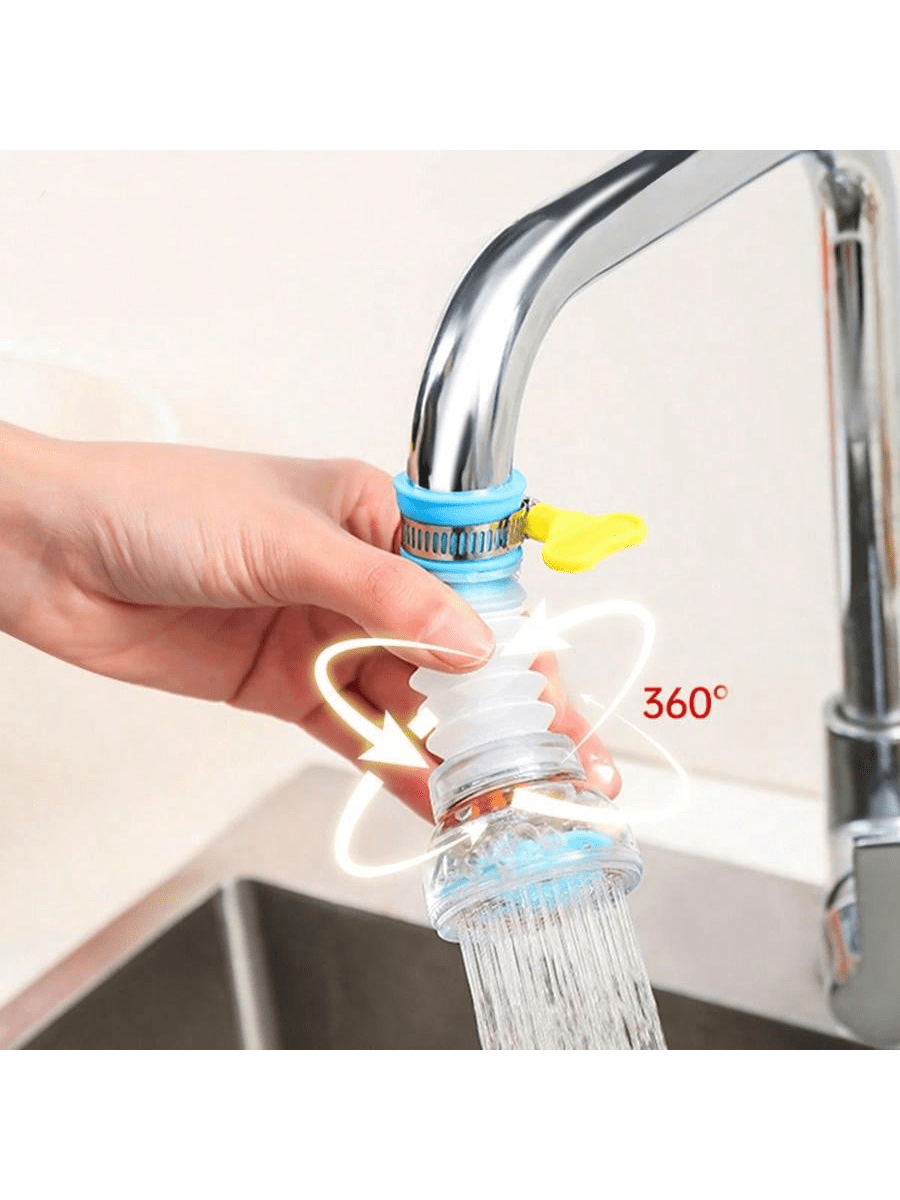 1Pc Faucet Anti-Splash God Anti-Splash Head Tap Water Shower Extension Filter Mouth Net Home Kitchen Universal Water-Saving