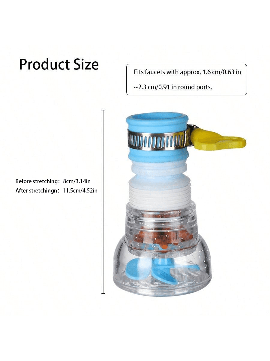 1Pc Faucet Anti-Splash God Anti-Splash Head Tap Water Shower Extension Filter Mouth Net Home Kitchen Universal Water-Saving
