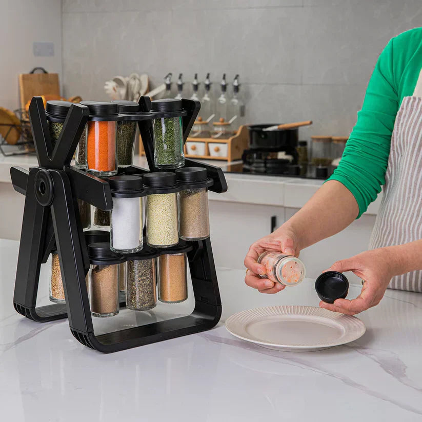 18 Jar Rotating Spice Rack