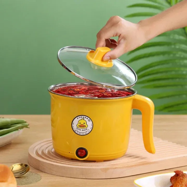 Multifunctional Electric Hot Pot, Nonstick Hot Pot Cooker & Steamer, Household Electric Heating Pot, Detachable Induction Cooker