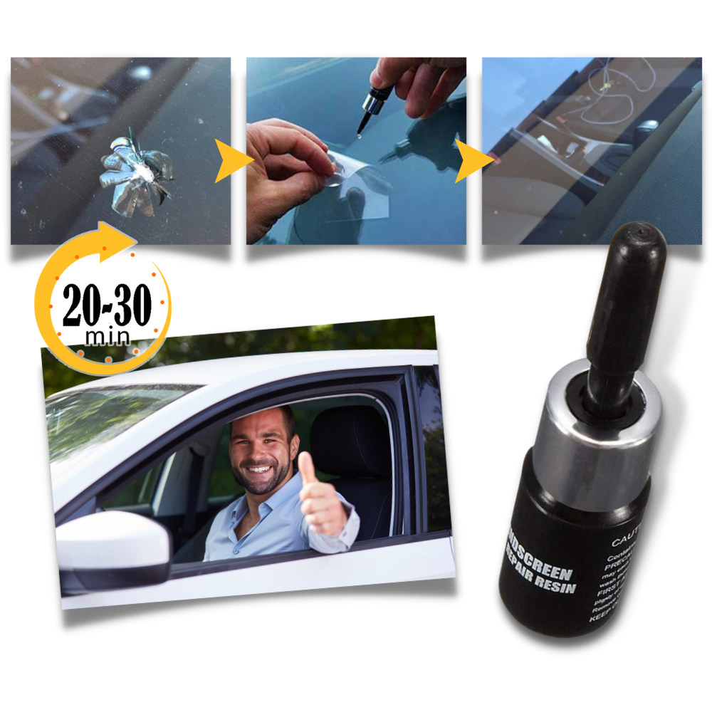 (BUY 1 GET 1 FREE) Cracked Glass Repair Fluid Kit