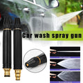 Bundle of 2 High Pressure Water Spray Gun Nozzle for 1/2" Hose Pipe, Car & Bike Wash Nozzle Spray Water Gun, Water Jet Hose Nozzles Pipe For Gardening, Window Cleaning Water Nozzle, Gardening water sprayer gun (Without Hose)