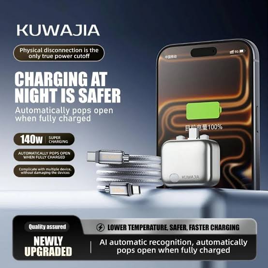 Smart Auto Charging Auto Disconnect Type-C Charging Connector,