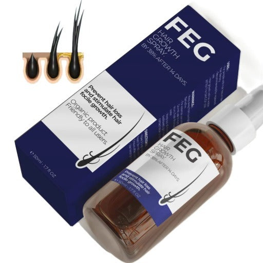 FEG Plus Hair Growth Spray – Stimulate Follicles, Reduce Hair Fall, and Encourage Thicker, Healthier Growth 60ML