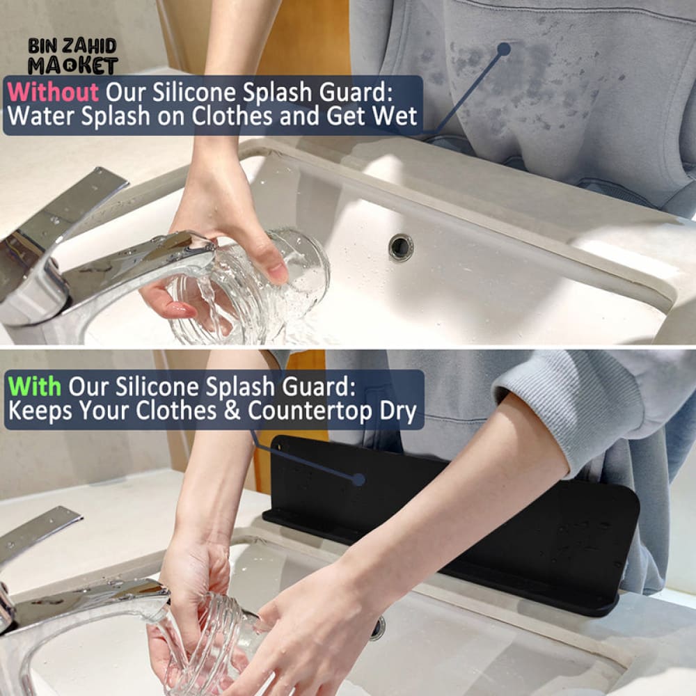 SILICONE SINK SPLASH SUCTION GUARD
